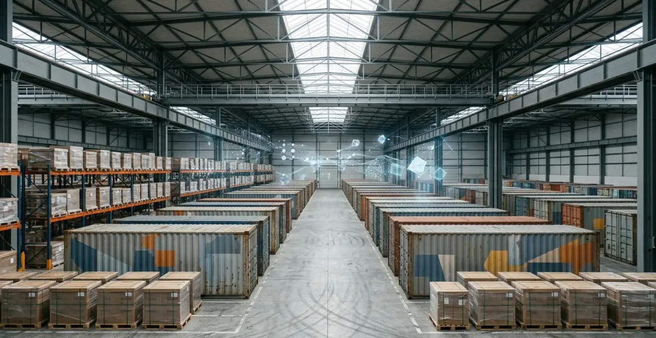 Distributed supply chain network with blockchain trust verification