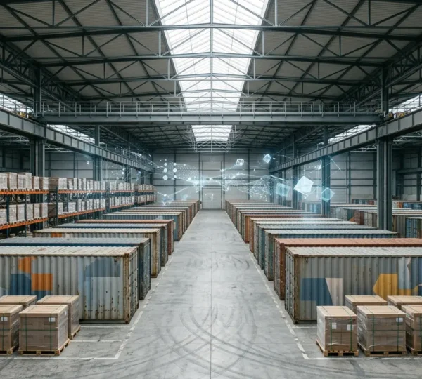 Distributed supply chain network with blockchain trust verification