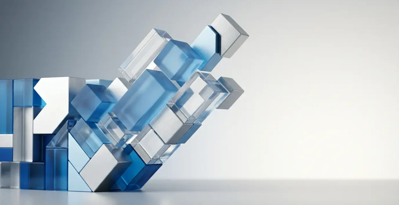 Abstract representation of SaaS subscription flexibility and enterprise software cost savings