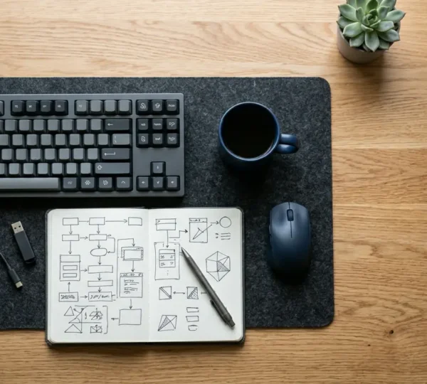 Professional software testing workflow visualization showing critical error detection before production deployment