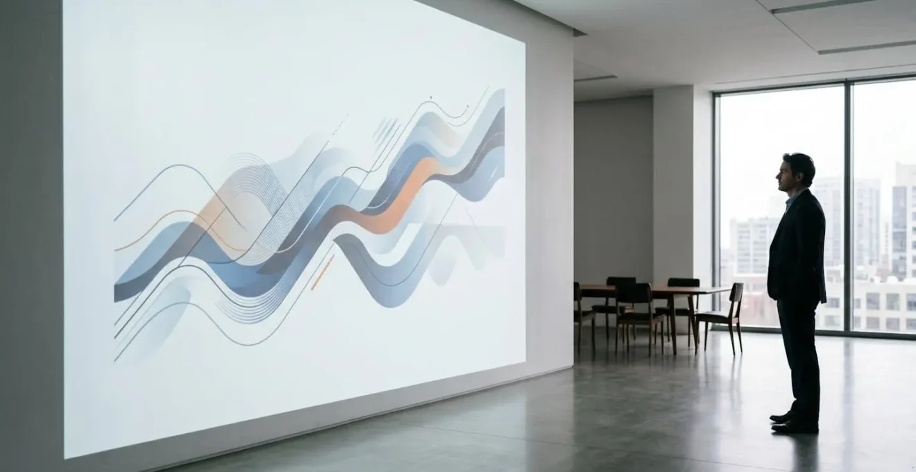 Clean minimalist dashboard visualization emphasizing clarity and strategic insight